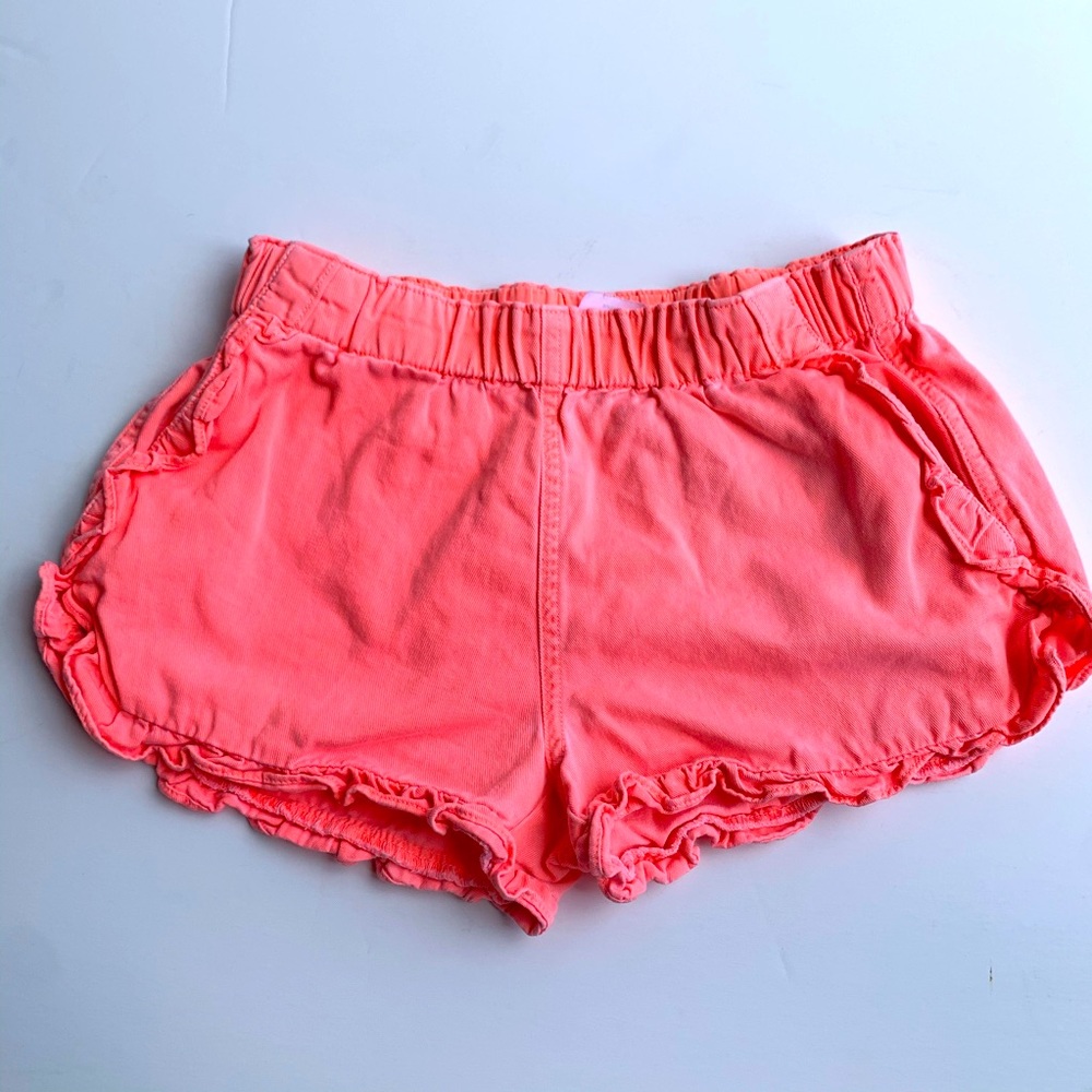 Crew cuts pink ruffle shorts size 12